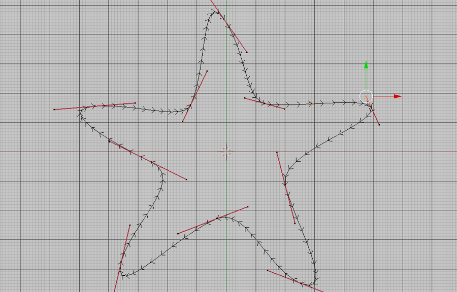 3D-modellierte Ausstechform in Sternform