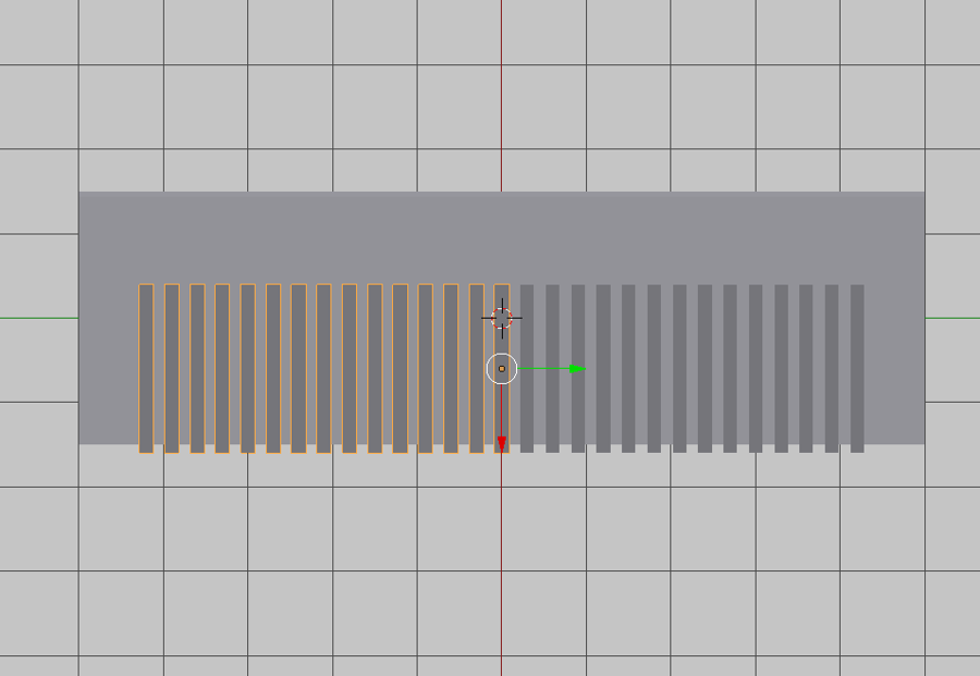 3D-gedruckter Kamm mit Zinken
