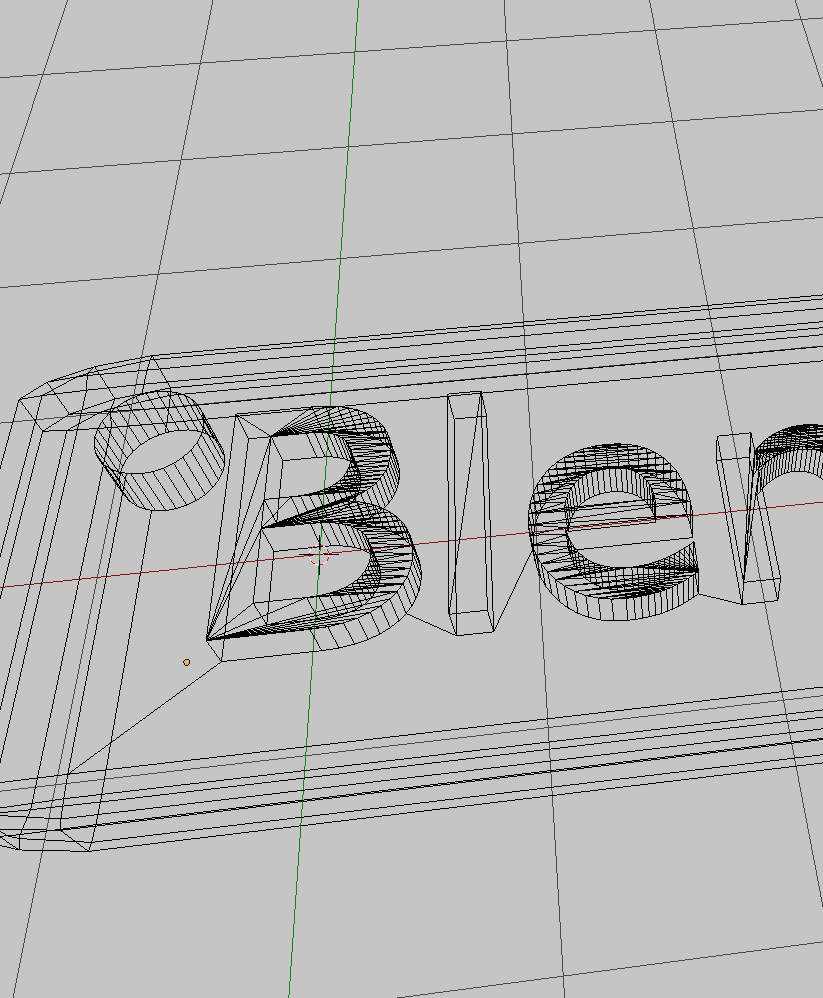 3D-gedruckter Schlüsselanhänger mit Schriftzug