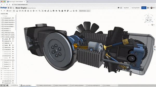 Onshape, Brwoserbasiertes CAD in der Cloud