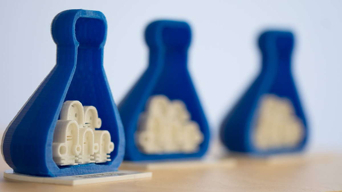 3D-gedruckter Pokal für das Startup Weekend