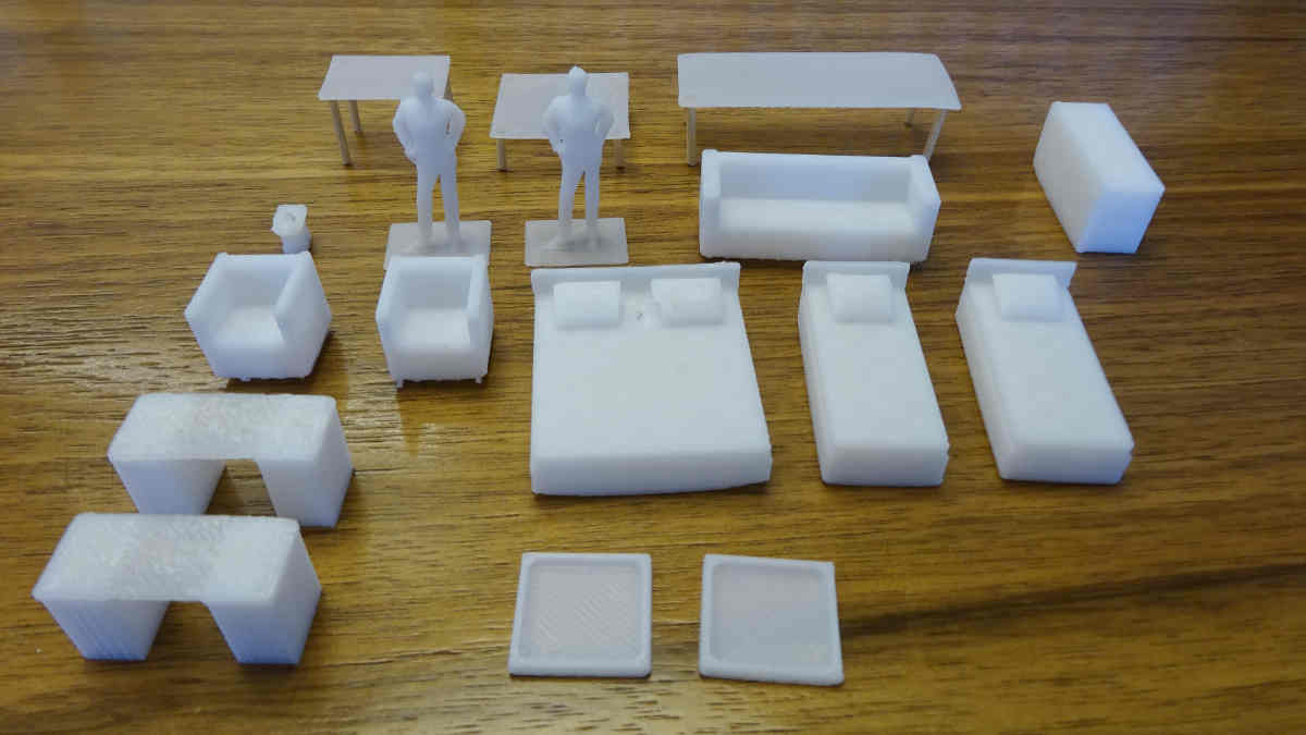 Architekturmodelle mit 3D-Drucker Teilmachr selber drucken.
