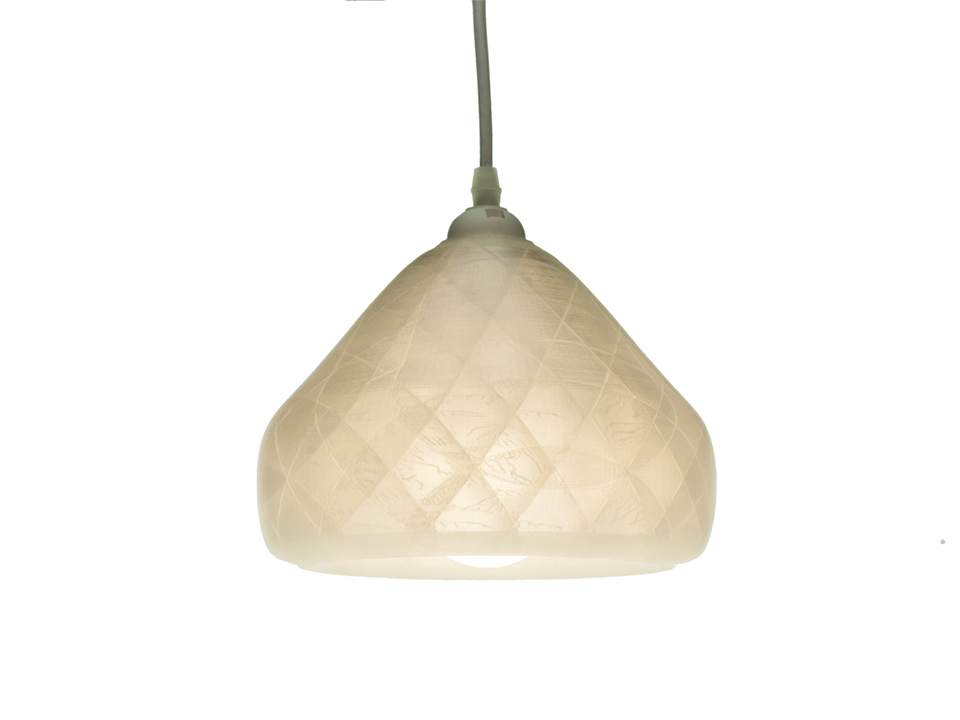 3D-gedruckte Lampen Schlumpf Octet Transparent