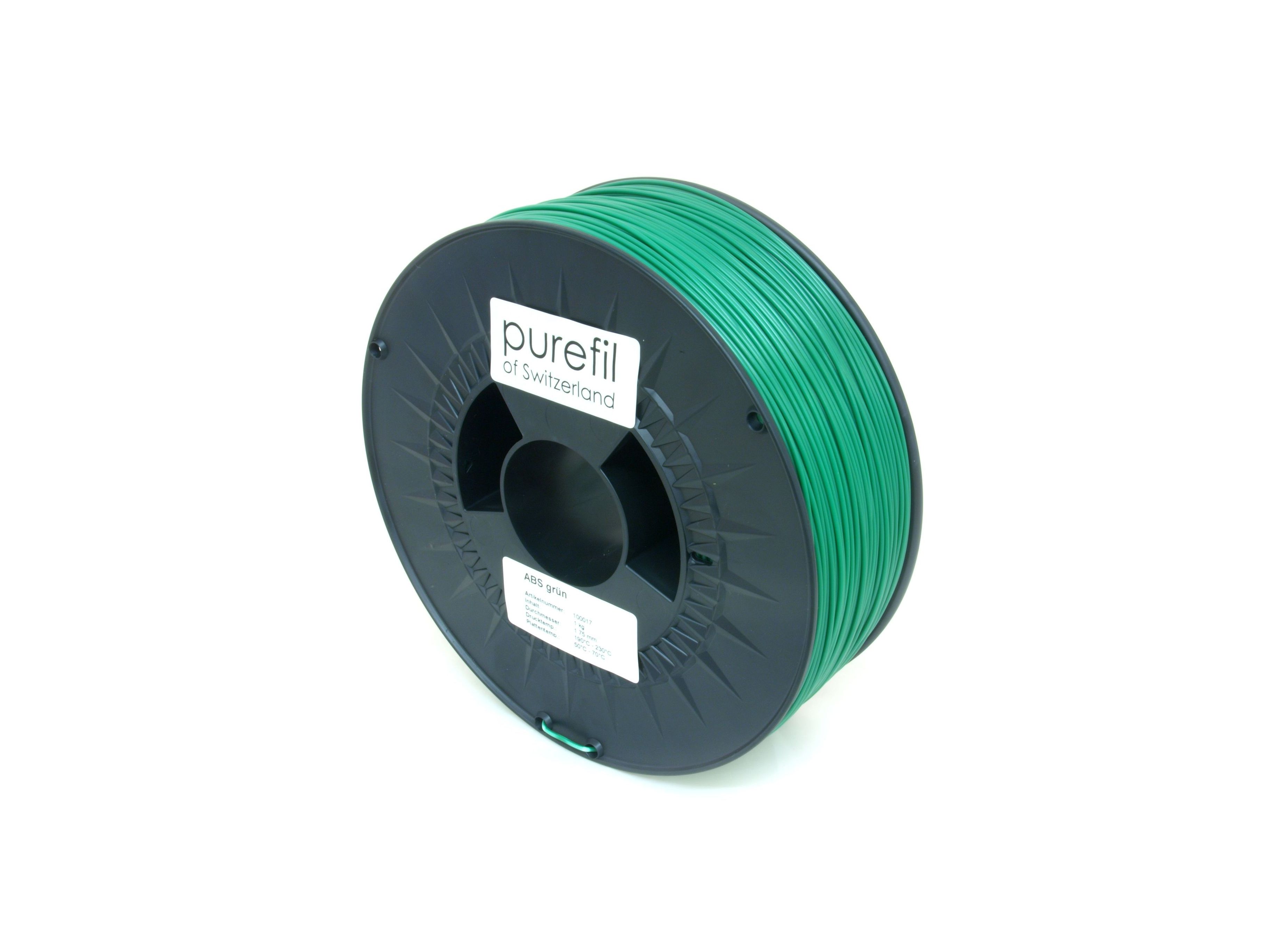ABS Filament Purefil ABS Grün 1Kg 1.75mm