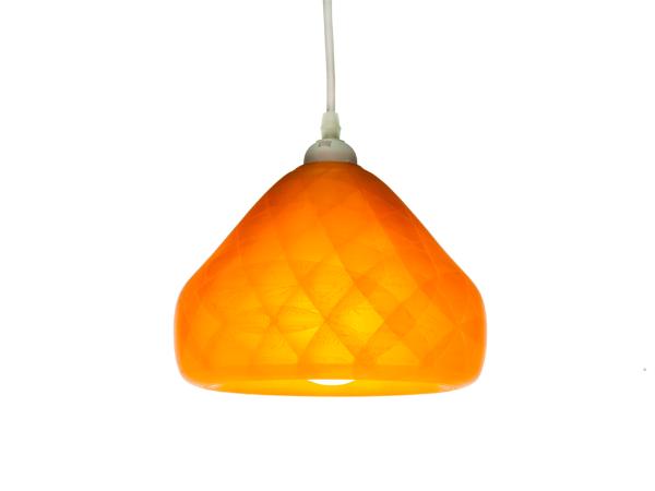 3D-gedruckte Lampen Schlumpf Octet Orange