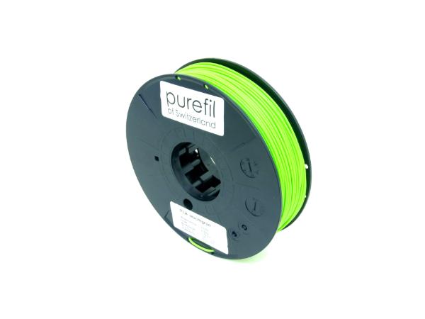 PLA Filament Purefil PLA Leuchtgrün 0.35Kg 1.75mm